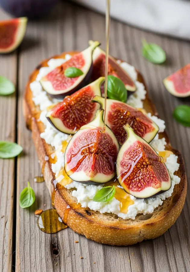 Toast Rigif Ricotta & Fig Toast • One Bite Nutrition